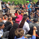 Protesters sitting in at the St. Louis office of the U.S. Department of Justice Aug. 10, 2015.
DeRay McKesson/@deray